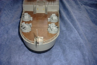 Maquette Cuirass� Richelieu pont arri�re