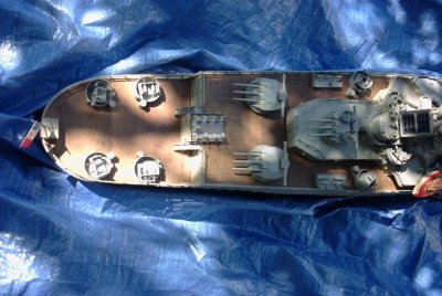 Maquette Cuirass� Richelieu vue arri�re