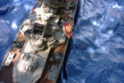 Maquette Cuirass� Richelieu tour arri�re