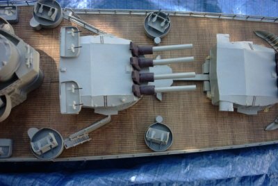 Maquette Cuirass� Richelieu tourelle 380 mm