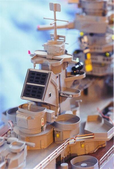 Maquette Cuirass� Richelieu tour arri�re